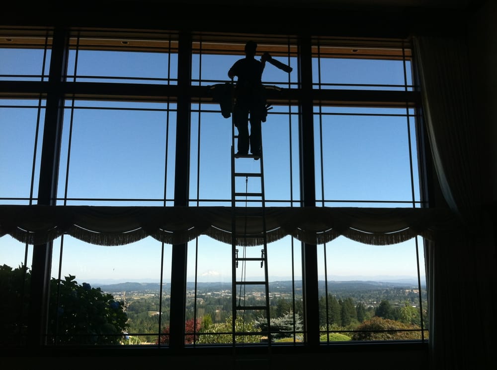 Portland view job — Mt. Hood on the horizon.